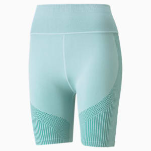 Seamless 5" Women's Training Shorts, Eggshell Blue-Parasailing